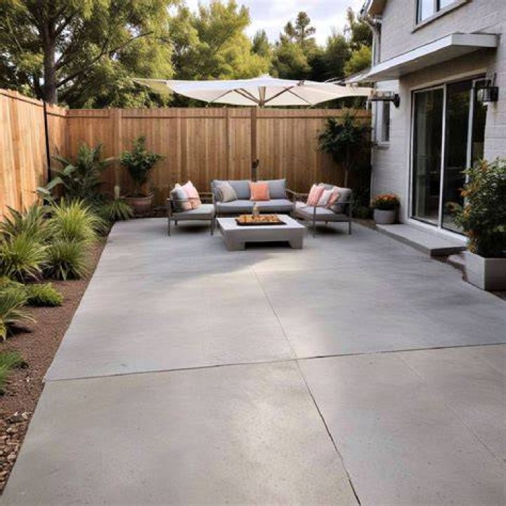 What can you do with a concrete patio