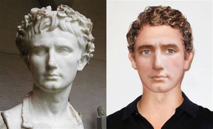 What color hair did Augustus have