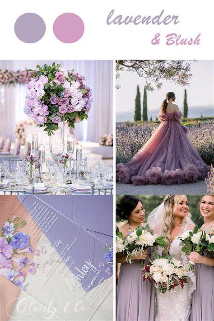 What color matches lilac for a wedding