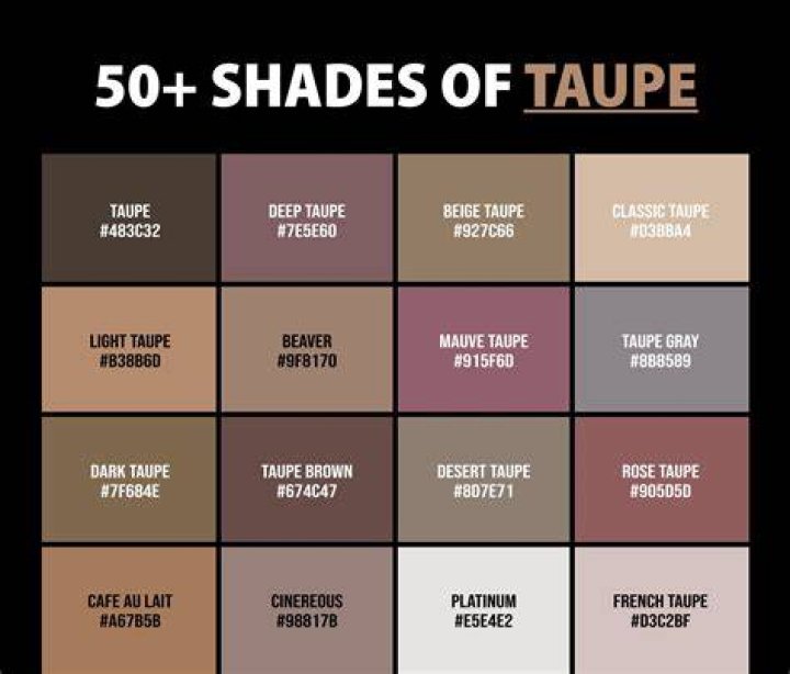 What colors work well with taupe