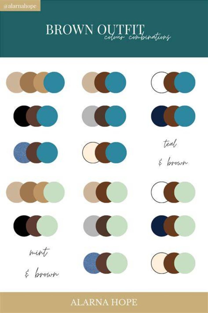 What Colour goes well with caramel
