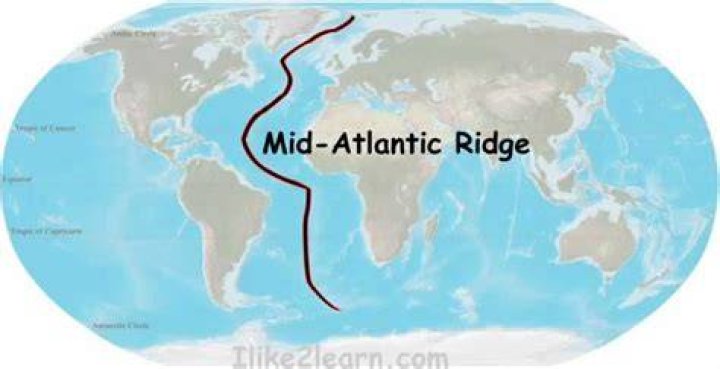 What countries are in the Mid Atlantic Ridge