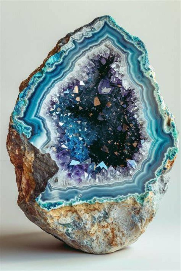 What crystals are in geodes