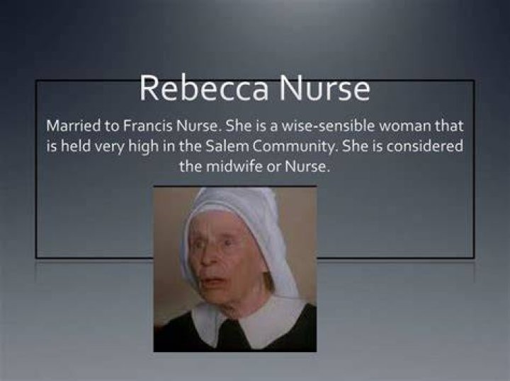 What did Rebecca Nurse do for a living