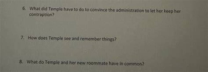 What do Temple and her new roommate have in common