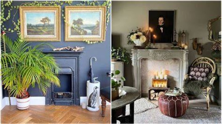 What do the Irish burn in their fireplaces