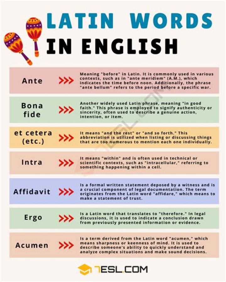 What do u mean by Latin
