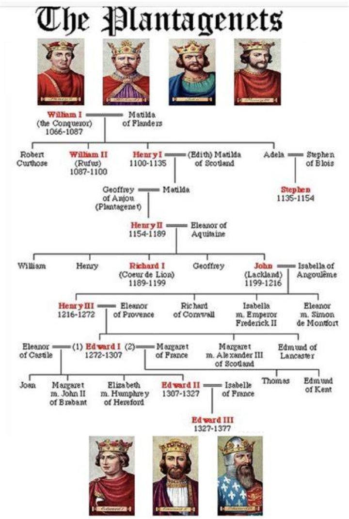 What does a Plantagenet King mean