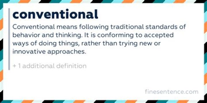 What does conventional language mean