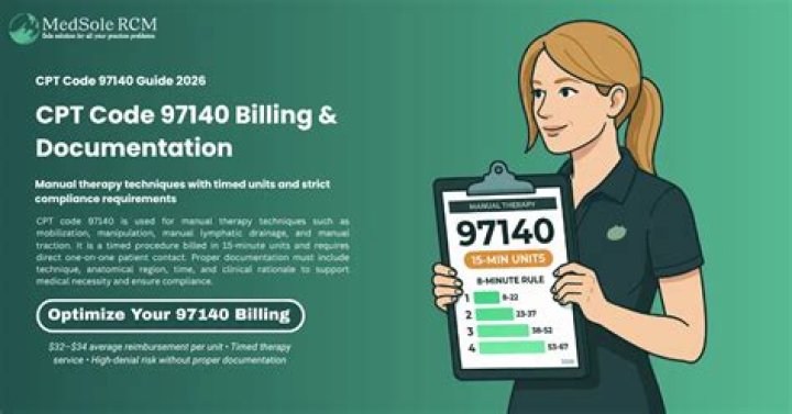 What does CPT code 97140 stand for