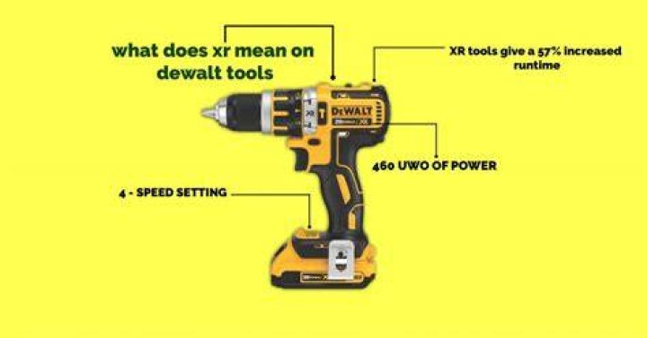 What does DeWALT XR mean