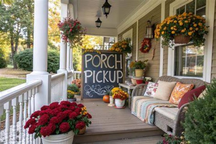 What does front porch pick up mean