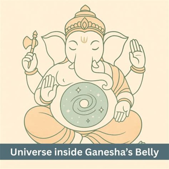 What does Ganesha belly represent