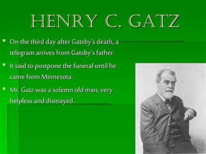 What does Henry Gatz say about Gatsby