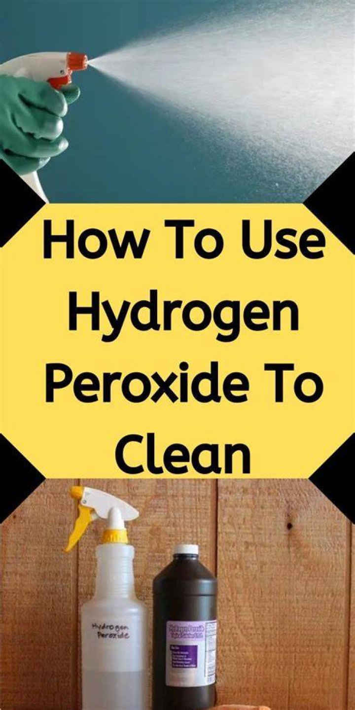 What does hydrogen peroxide do to wood