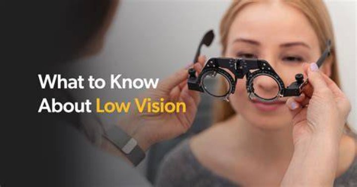 What does it mean to have low vision
