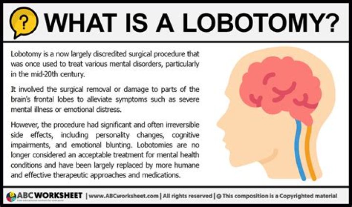 What does lobotomy mean in psychology
