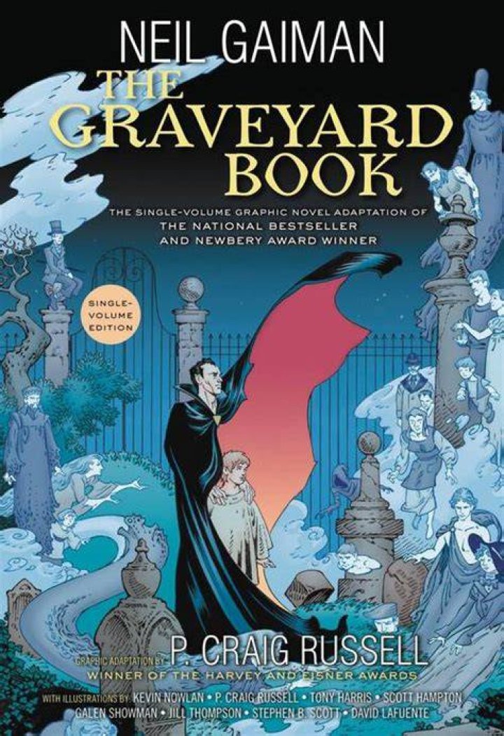 What does the lady in GREY symbolize in the graveyard book