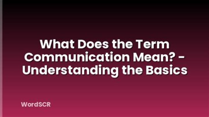 What does the term structured communication mean