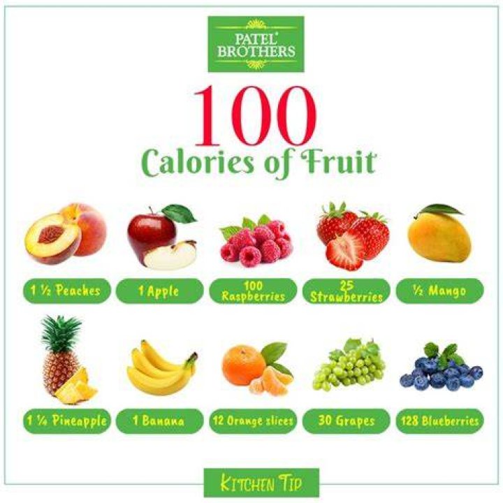 What fruits are under 100 calories