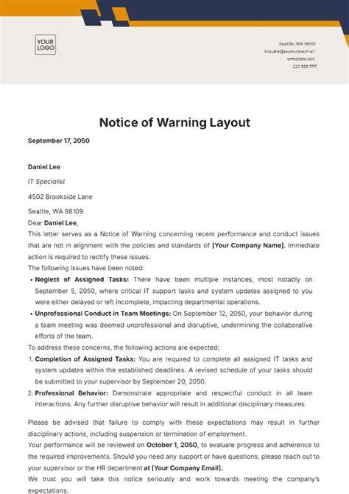 What is a 404c notice