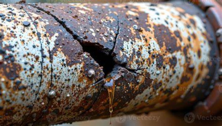 What is a corroded pipe