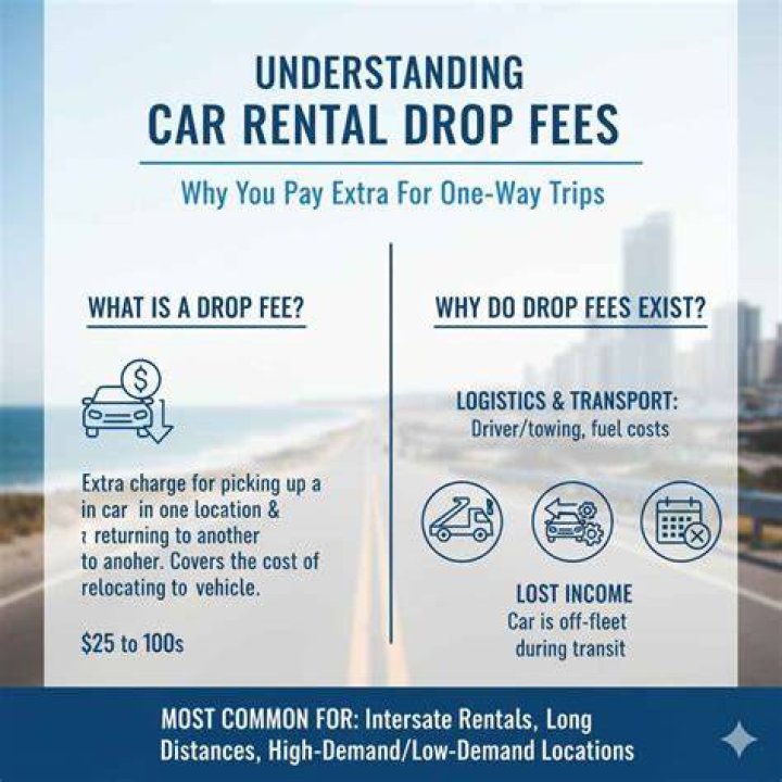 What is a drop fee for rental cars