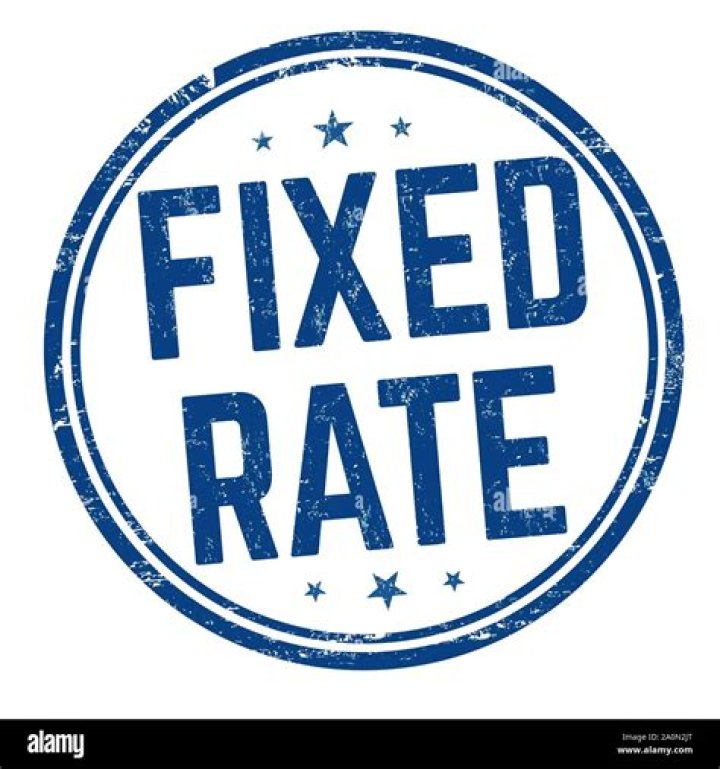 What is a fixed rate in math