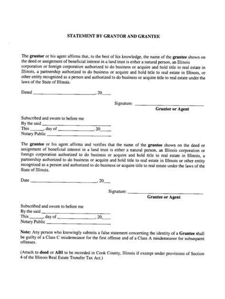 What is a grantee of property
