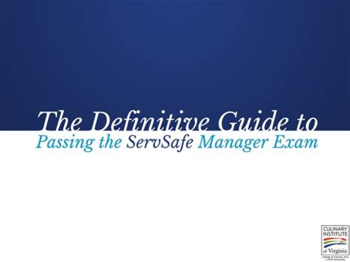 What is a passing score on the ServSafe exam