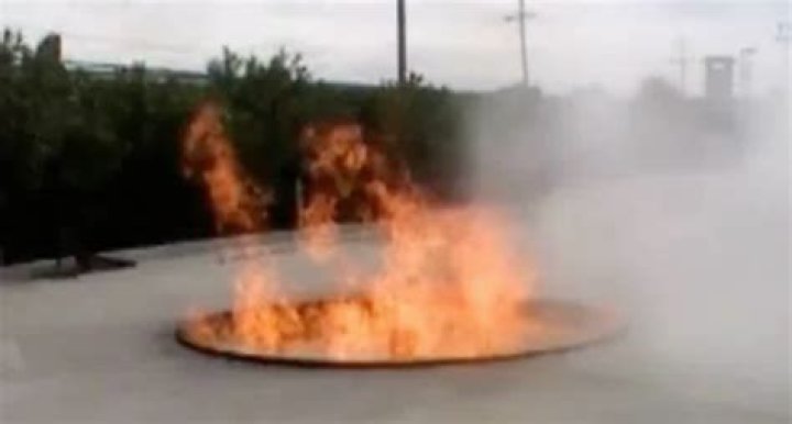 What is a polar solvent fire
