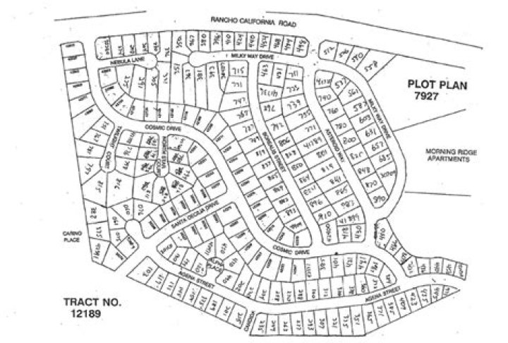 What is a property plot map