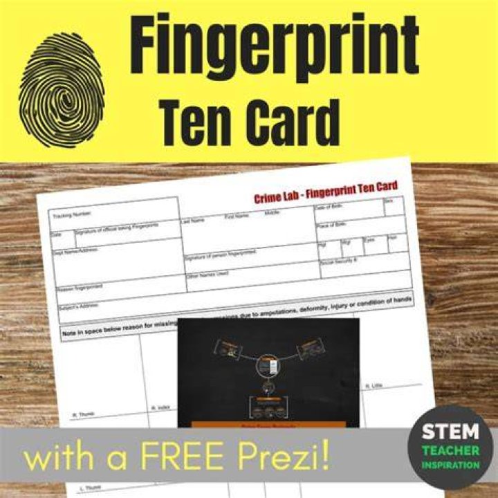 What is a ten card in forensics