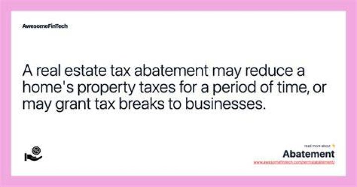 What is an abatement period