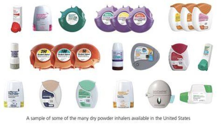 What is an example of a dry powder inhaler
