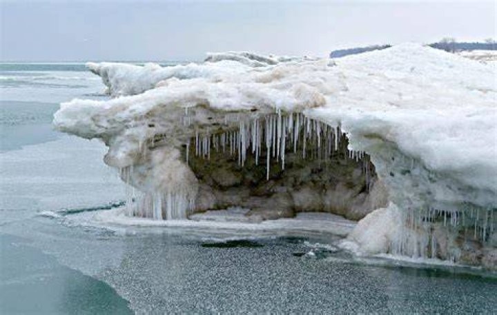 What is an example of ice erosion