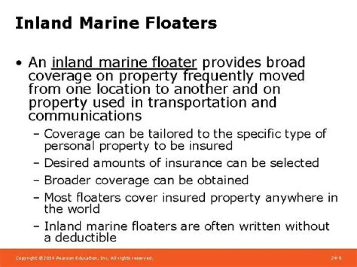 What is an inland marine floater