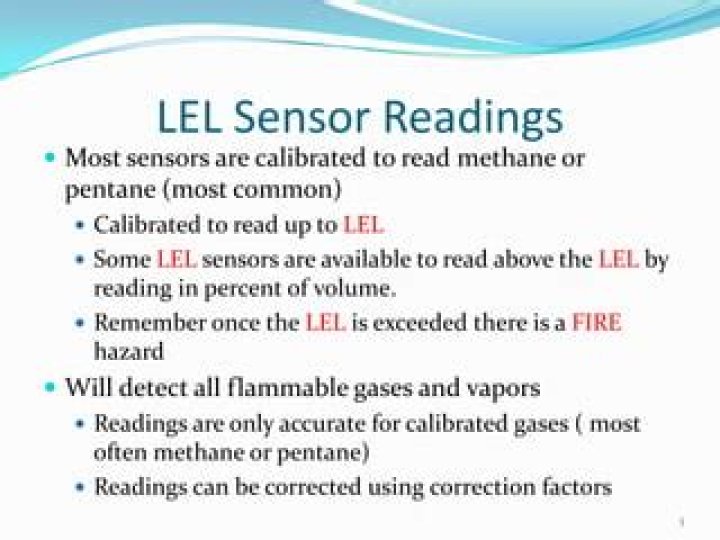 What is an LEL reading