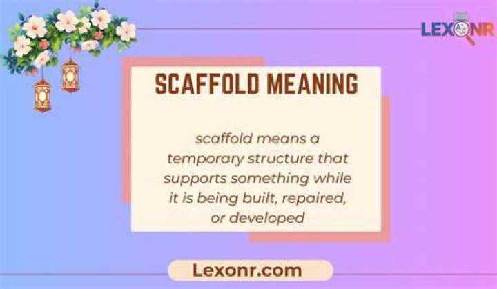 What is another word for scaffold