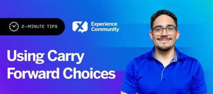 What is carry forward in qualtrics