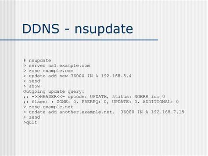 What is DDNS stand for