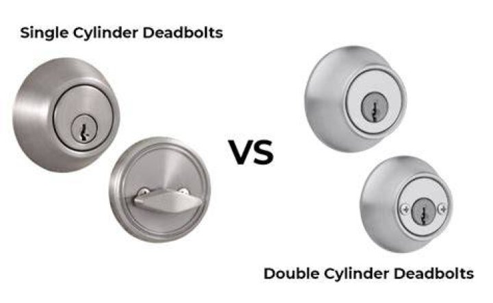 What is difference between single and double cylinder deadbolt