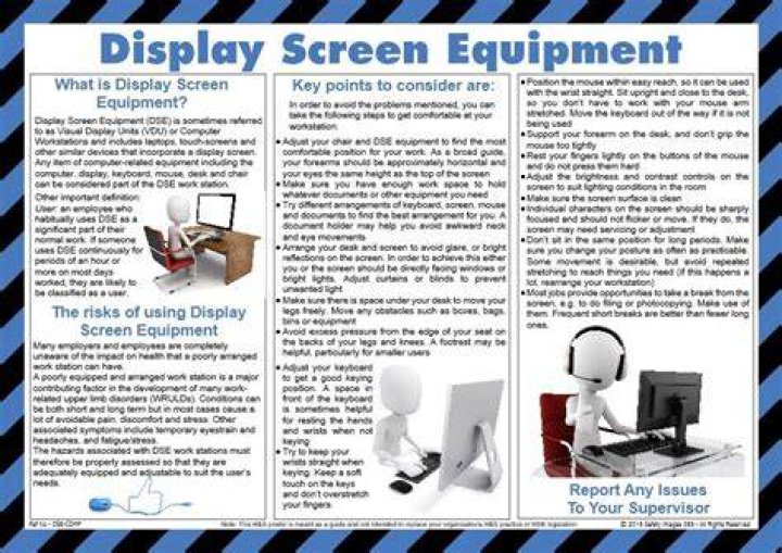 What is display screen equipment regulations