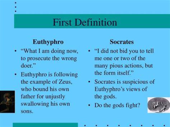 What is euthyphros definition of piety