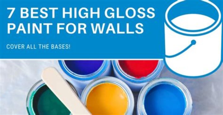 What is high gloss paint used for