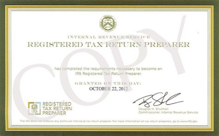 What is IRS certification