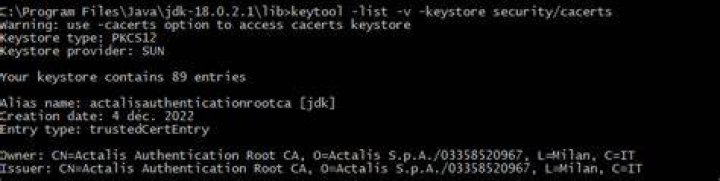 What is Java Cacerts password