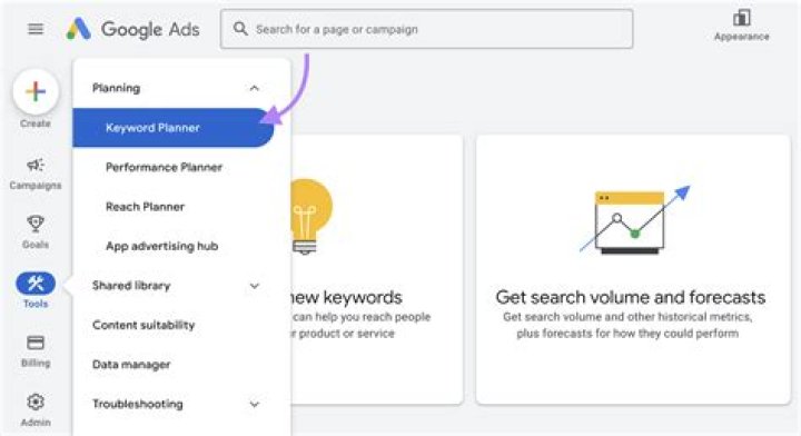 What is key word planner