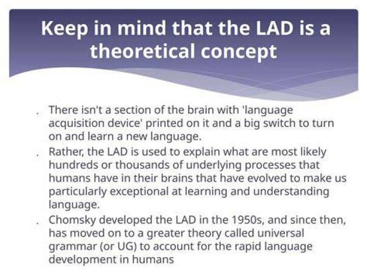 What is LAD according to Chomsky