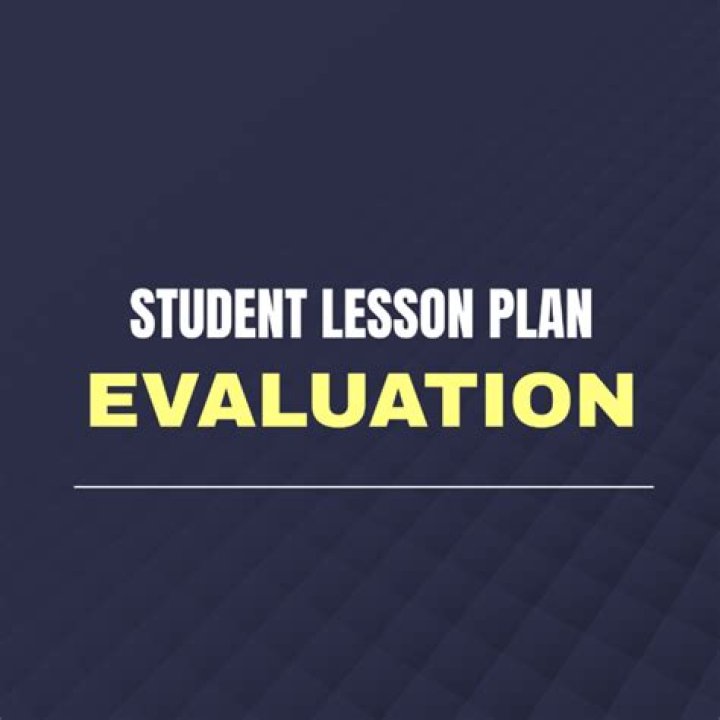 What is lesson evaluation in education